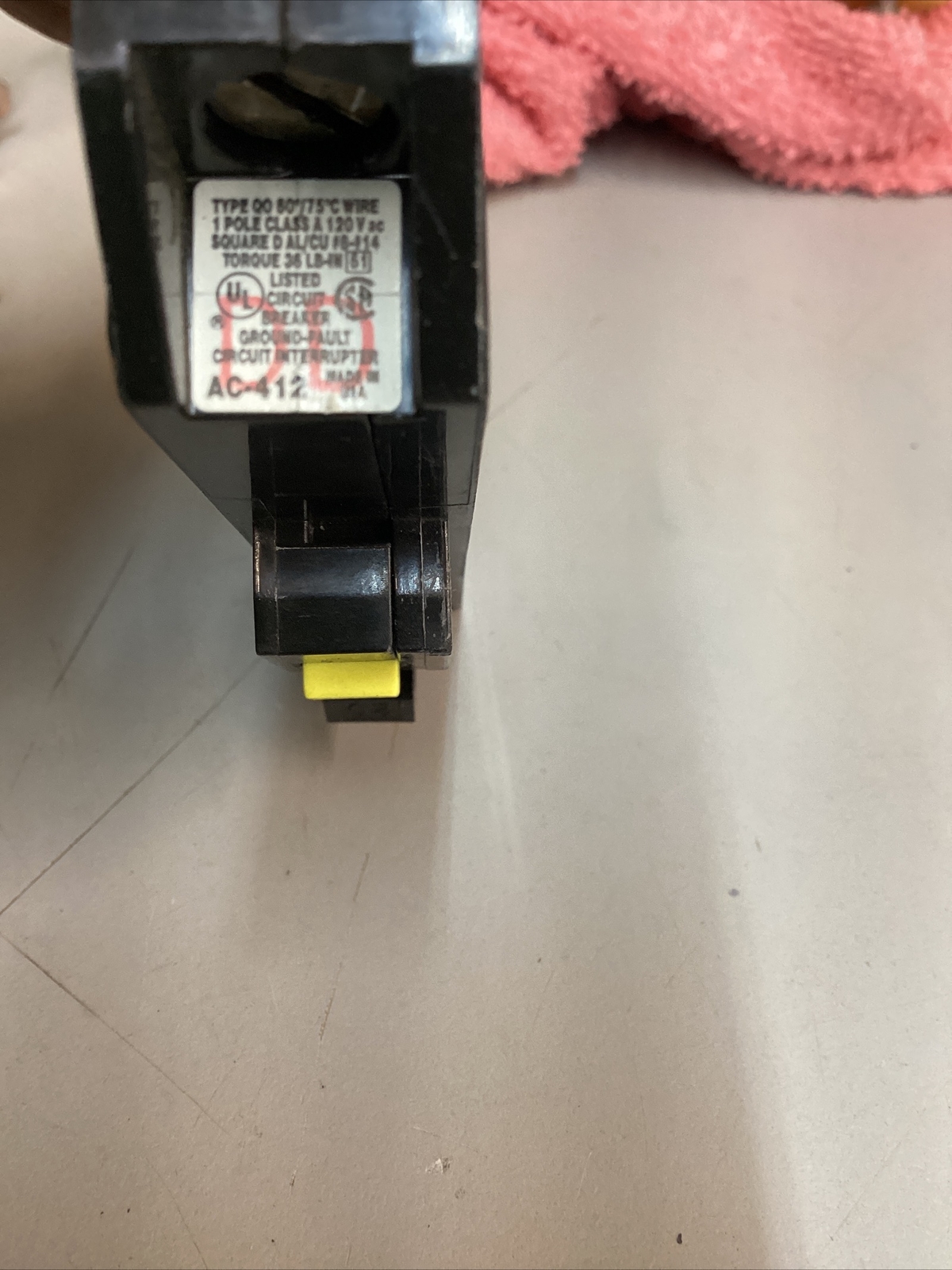 Square D HOM120GFI 20 Amp Circuit Breaker