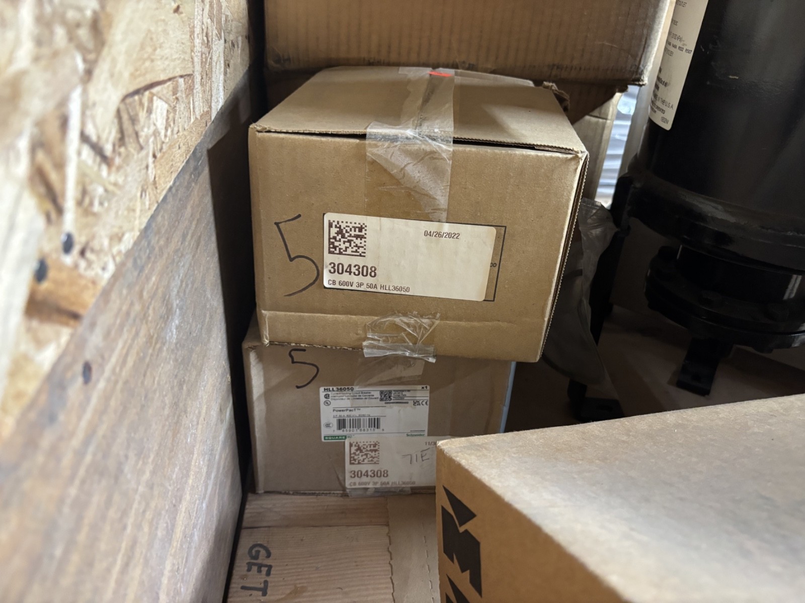 Square D HJL36050 50A 600V 3P PowerPac Schneider Electric