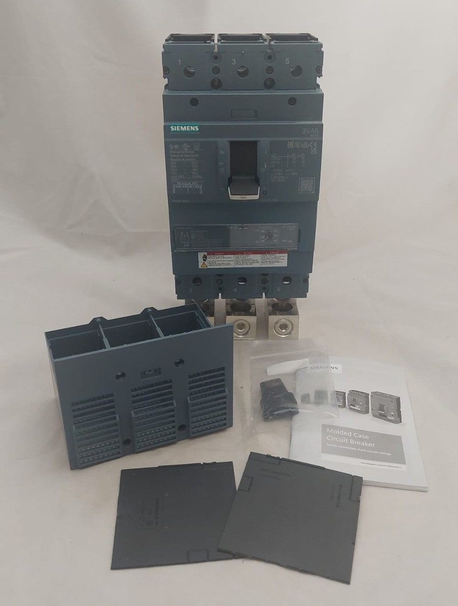 SIEMENS 3VA5340-5EC31-0AA0 Circuit Breaker 400A 3P 600V CLASS M 35kA@480V
