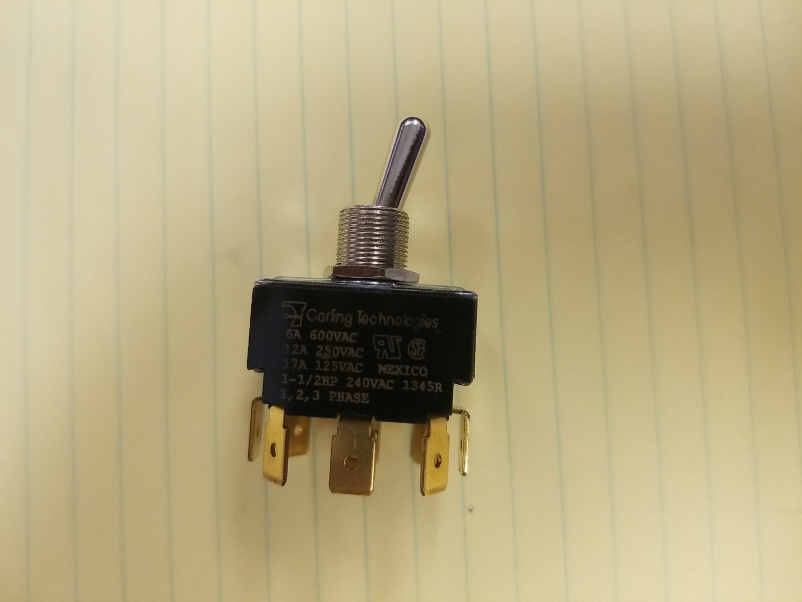 LOT OF 30 NOS Carling Technologies HLA271-73 Switch Toggle 2PST ON-OFF