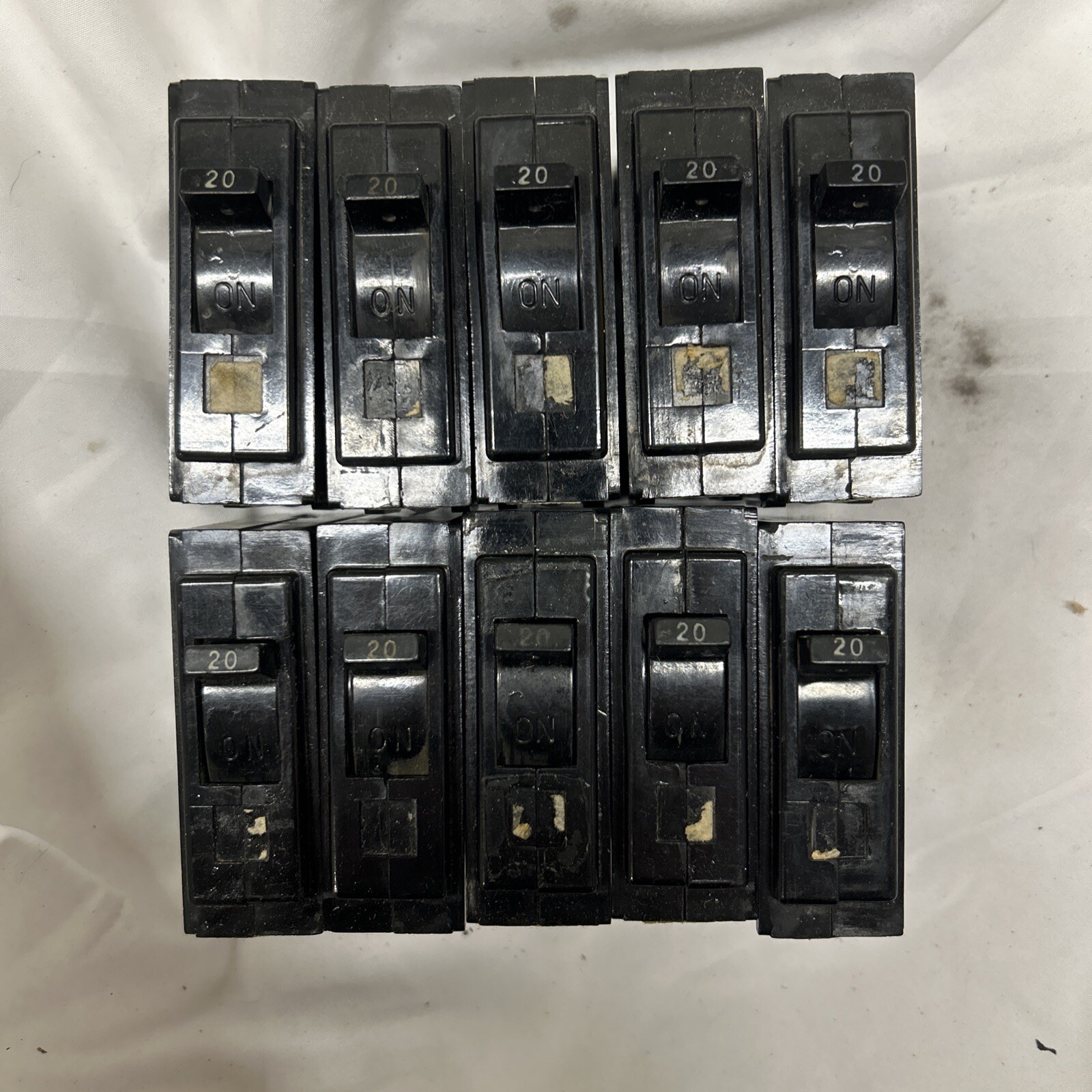 (10-Pack) GE TQL1120 20-Amp 1-Pole TQL-AC Circuit Breaker 20A 1P – Lot of (10)