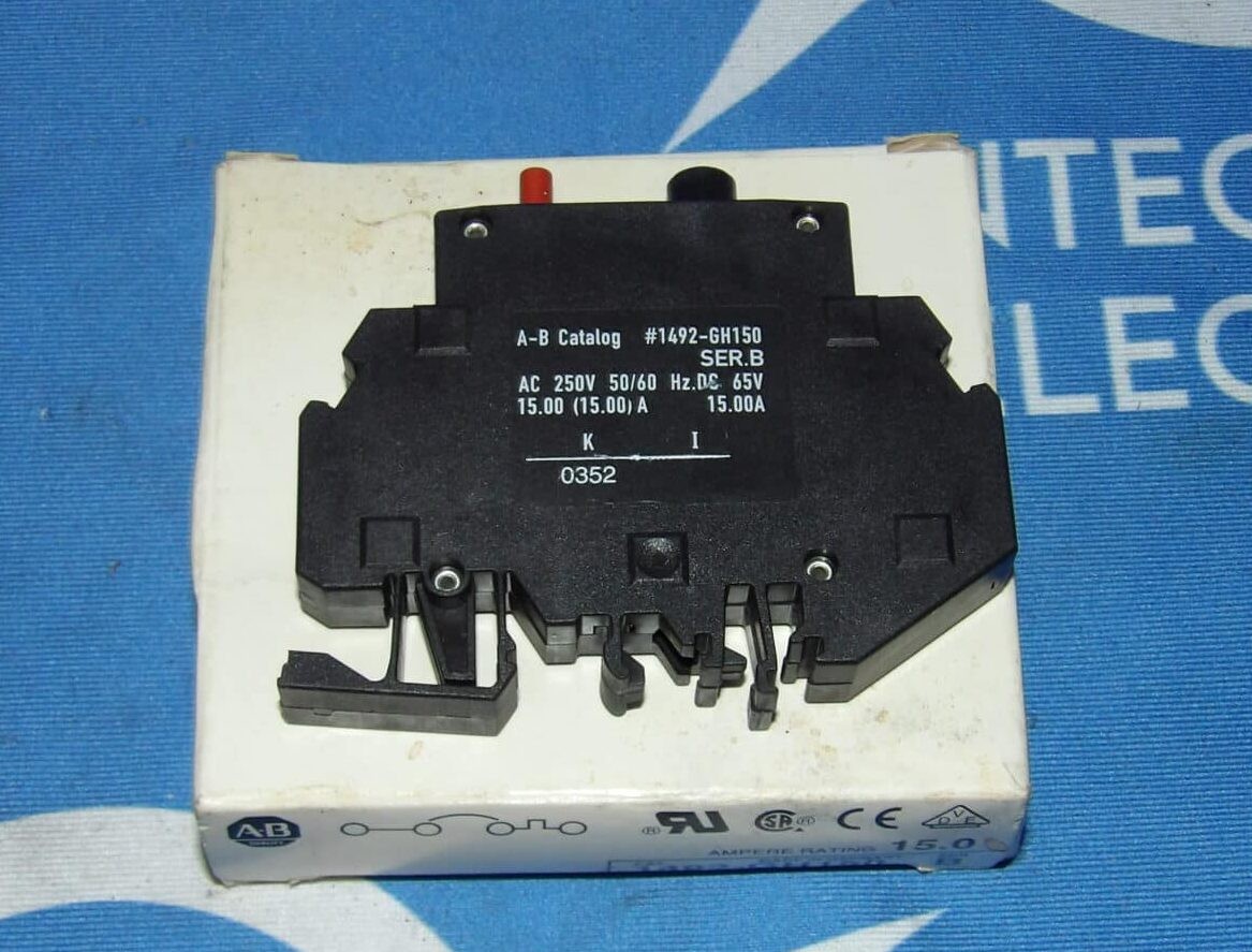 NIB Allen Bradley 1492-GH150 Series B 15A Circuit Breaker + 1 Year Warranty