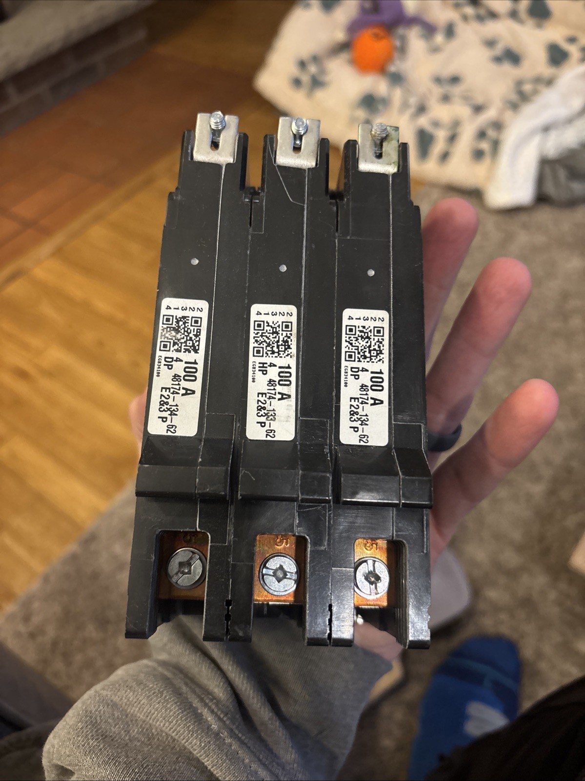 SQUARE D EGB34100 100 AMP 3POLE 480V Bolt-On Circuit Breaker SHIPS SAME DAY