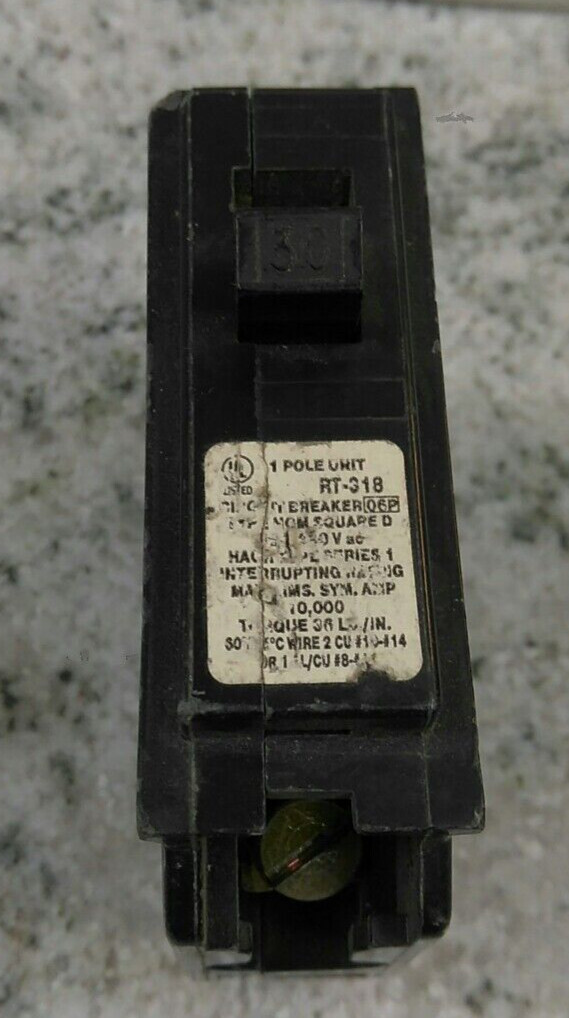 SQUARE D/BREAKER/ HOM130 / 30A/1P/120/240V/ HOM/ OLD STYLE/use(34D2