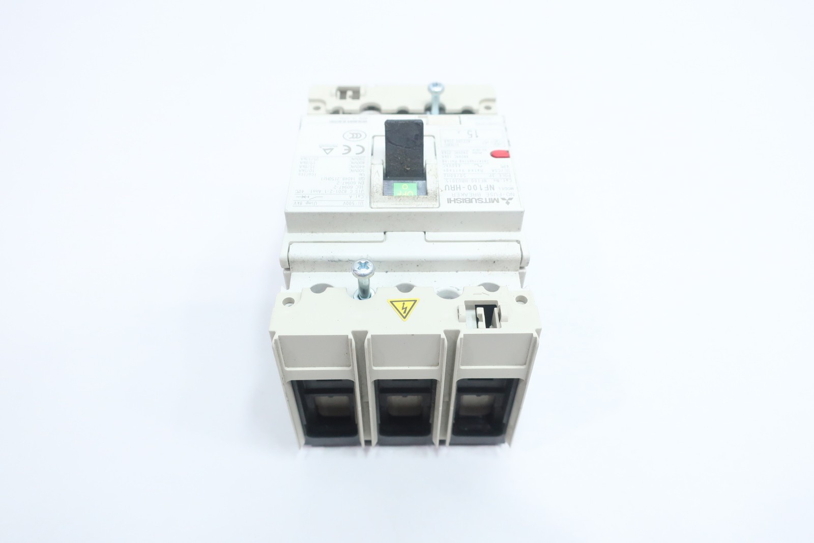 Mitsubishi NF100-HRU3015 No-fuse Circuit Breaker 15a 480v-ac 3p