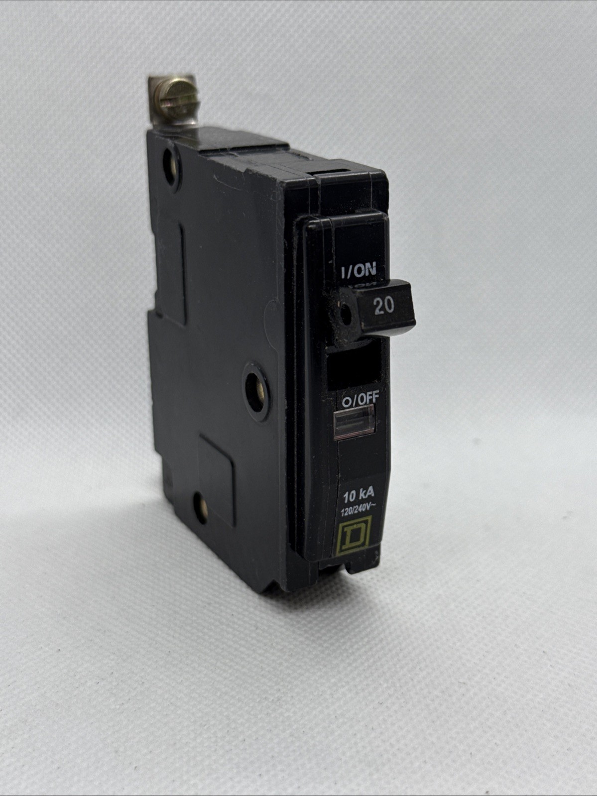 Square D QOB120Miniature Circuit Breaker 20Amp 1 Pole 120/240 VAC