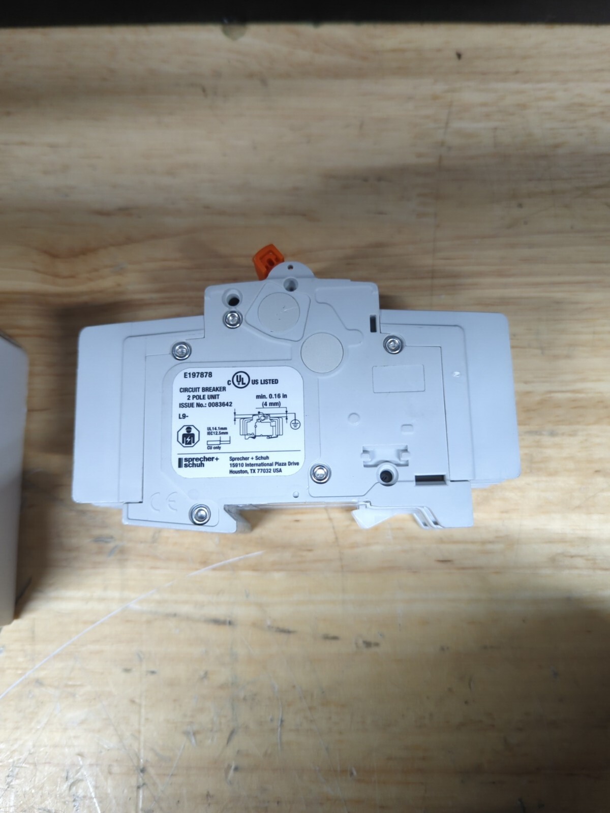 SPRECHER SHUH L9-6/2/D 6A 2 POLE CIRCUIT BREAKER NEW QUANTITY!!