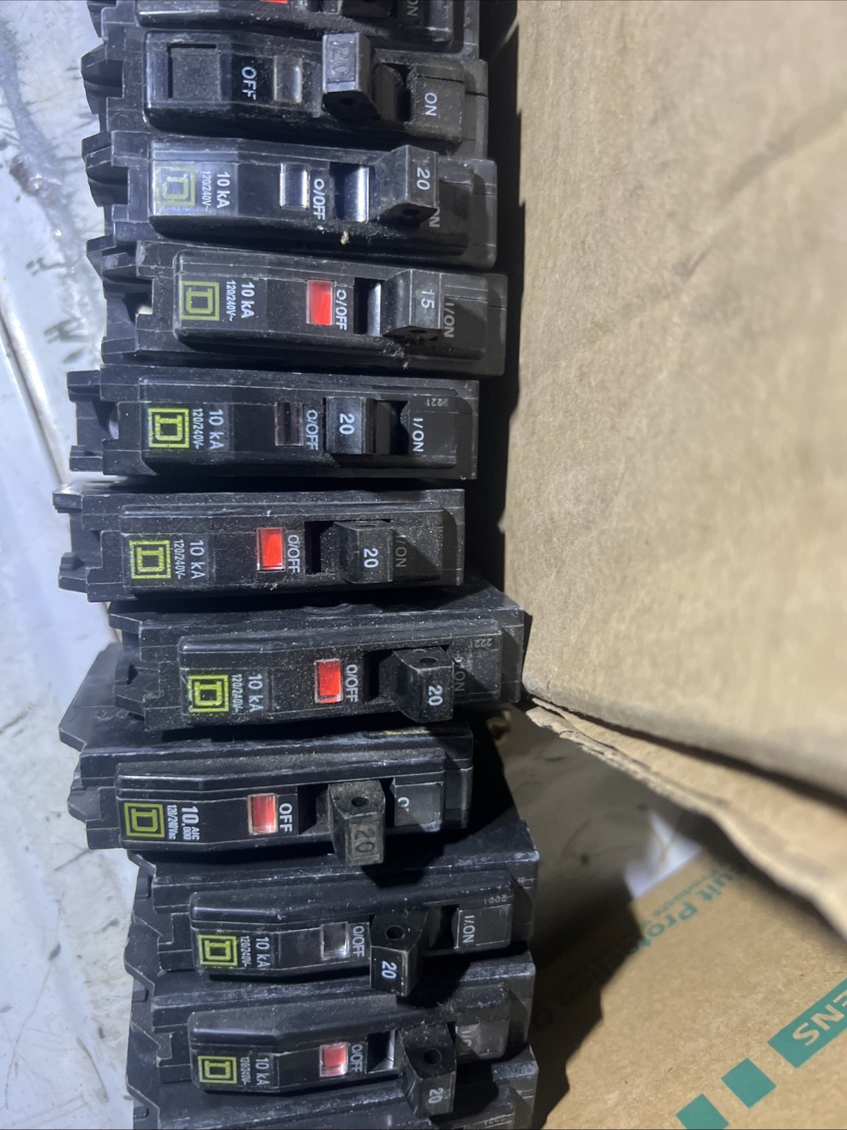 Square D QOB120 20 A Miniature Circuit Breaker
