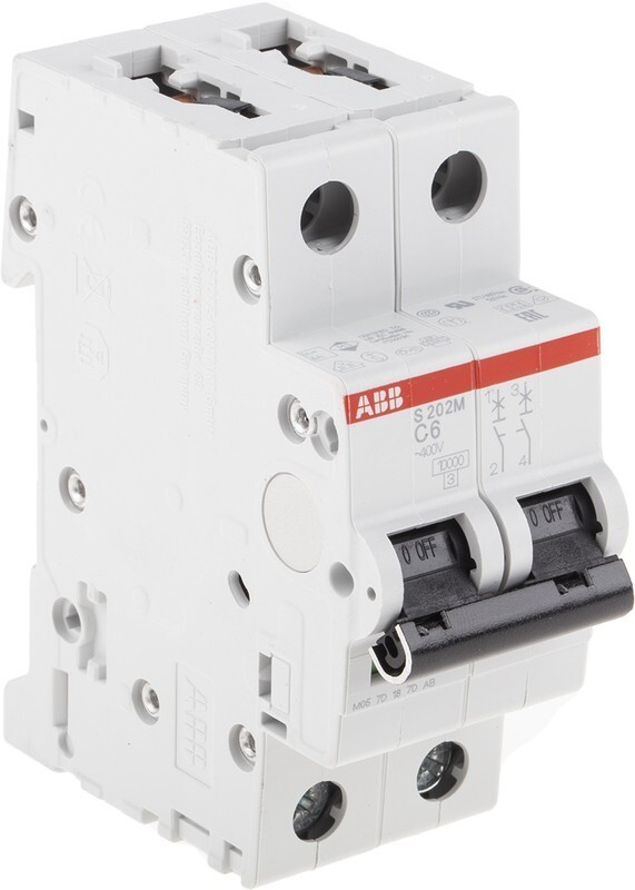 ABB Miniature Circuit Breaker S202M-C6 / 2CDS272001R0064