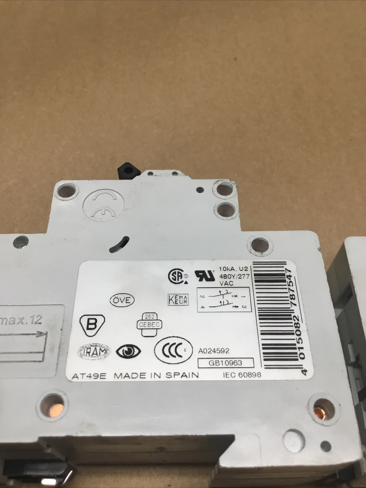 Moeller FAZ-C6/2 Circuit Breaker 2 Pole 6A #723K137 Lot Of 2