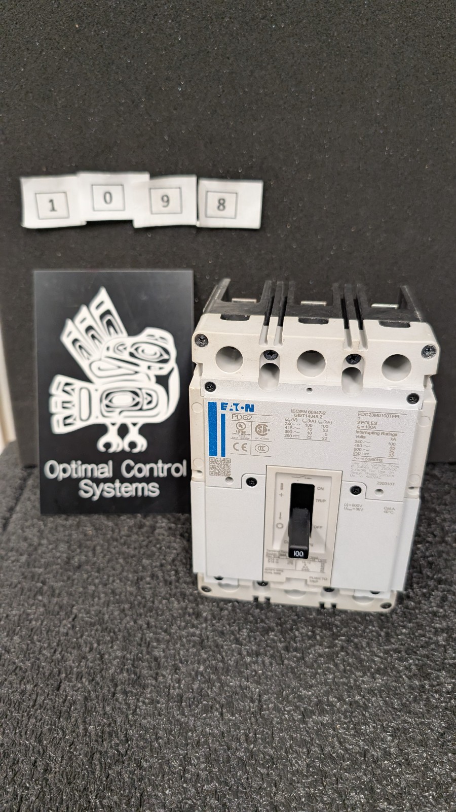 Eaton circuit breaker 3P 100A PDG23M0100TFFL