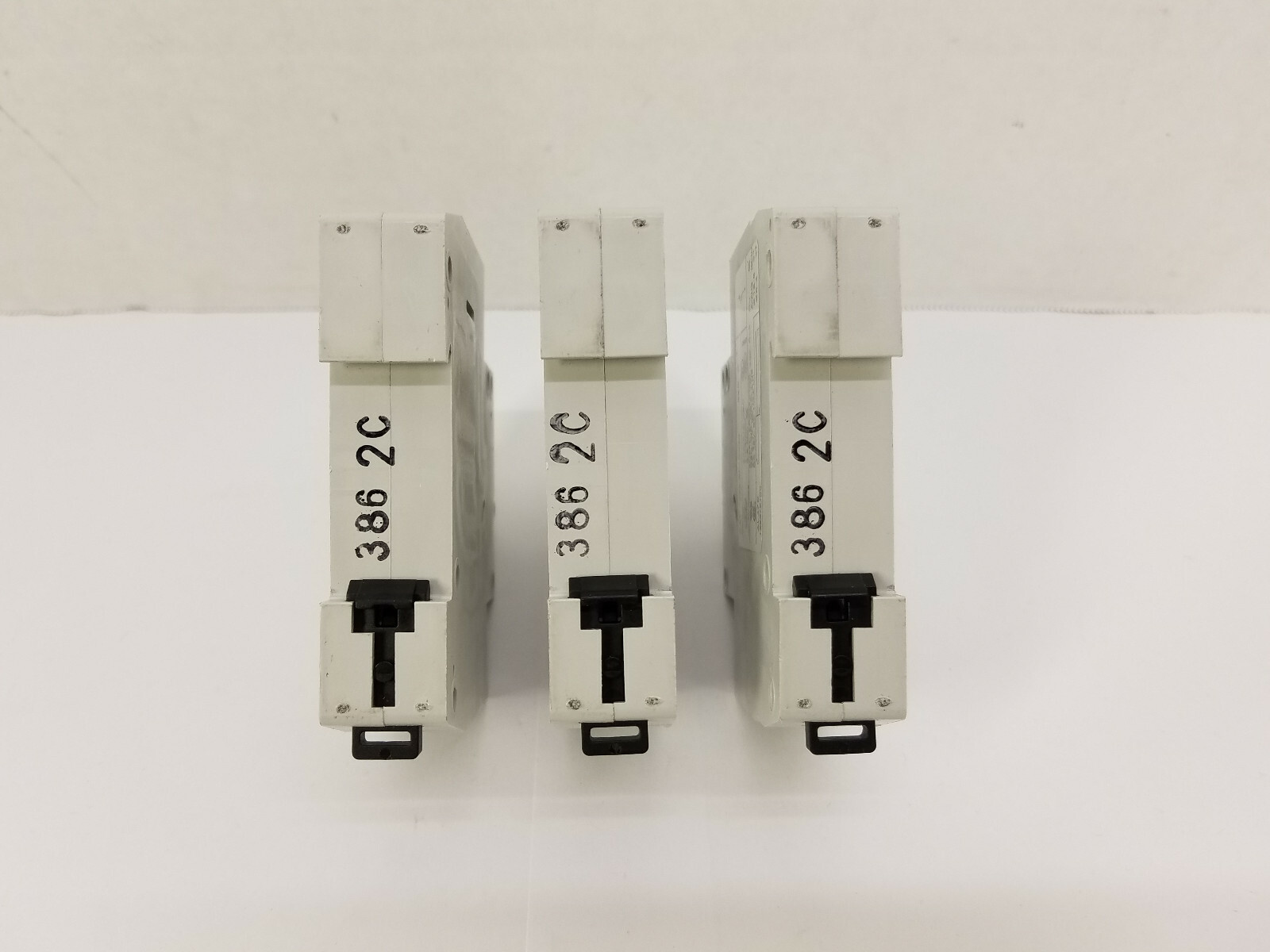 (Lot of 3) Allen Bradley 1492-SP1C020 Ser. C (2 Amp) Miniature Circuit Breakers