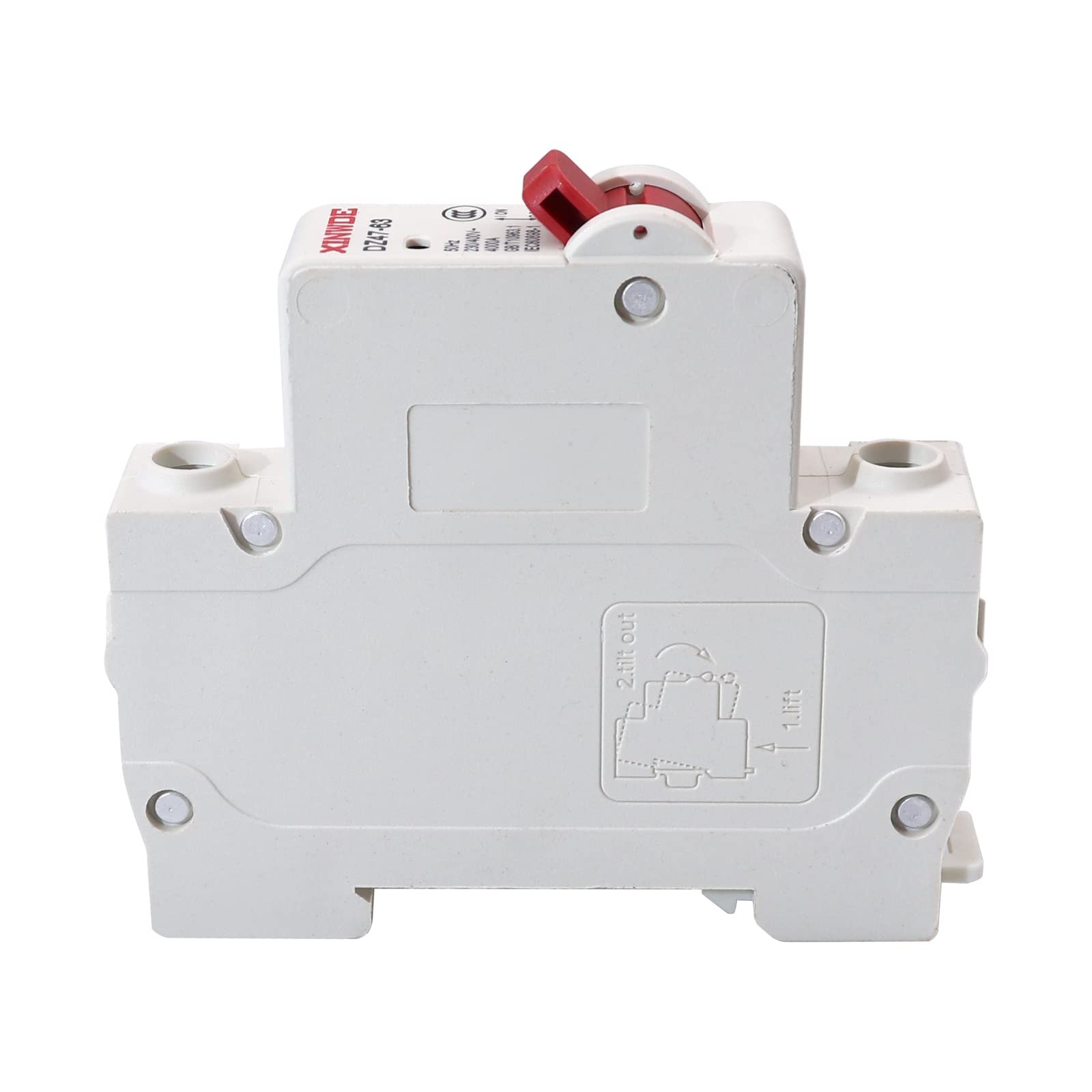 AC Miniature Circuit Breaker 3A 230V/400V 1 Pole DIN Rail Mount Circuit Break…