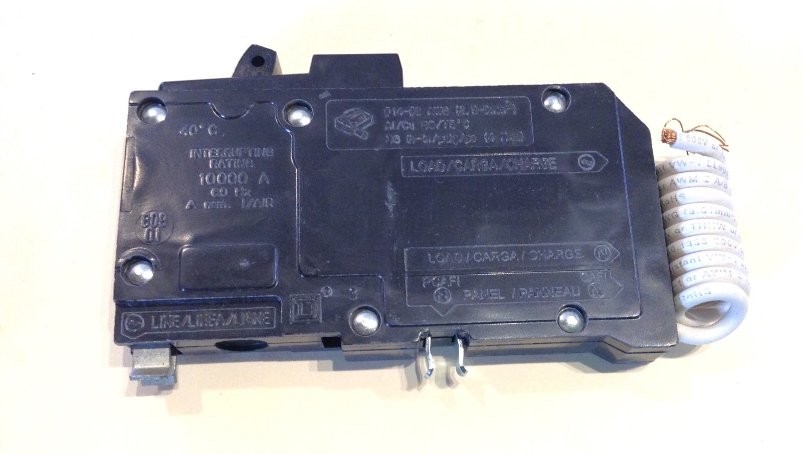 Square D QO120PCAFI Arc Fault Interrupter Circuit Breaker 20 Amp 1 Pole 120 Volt
