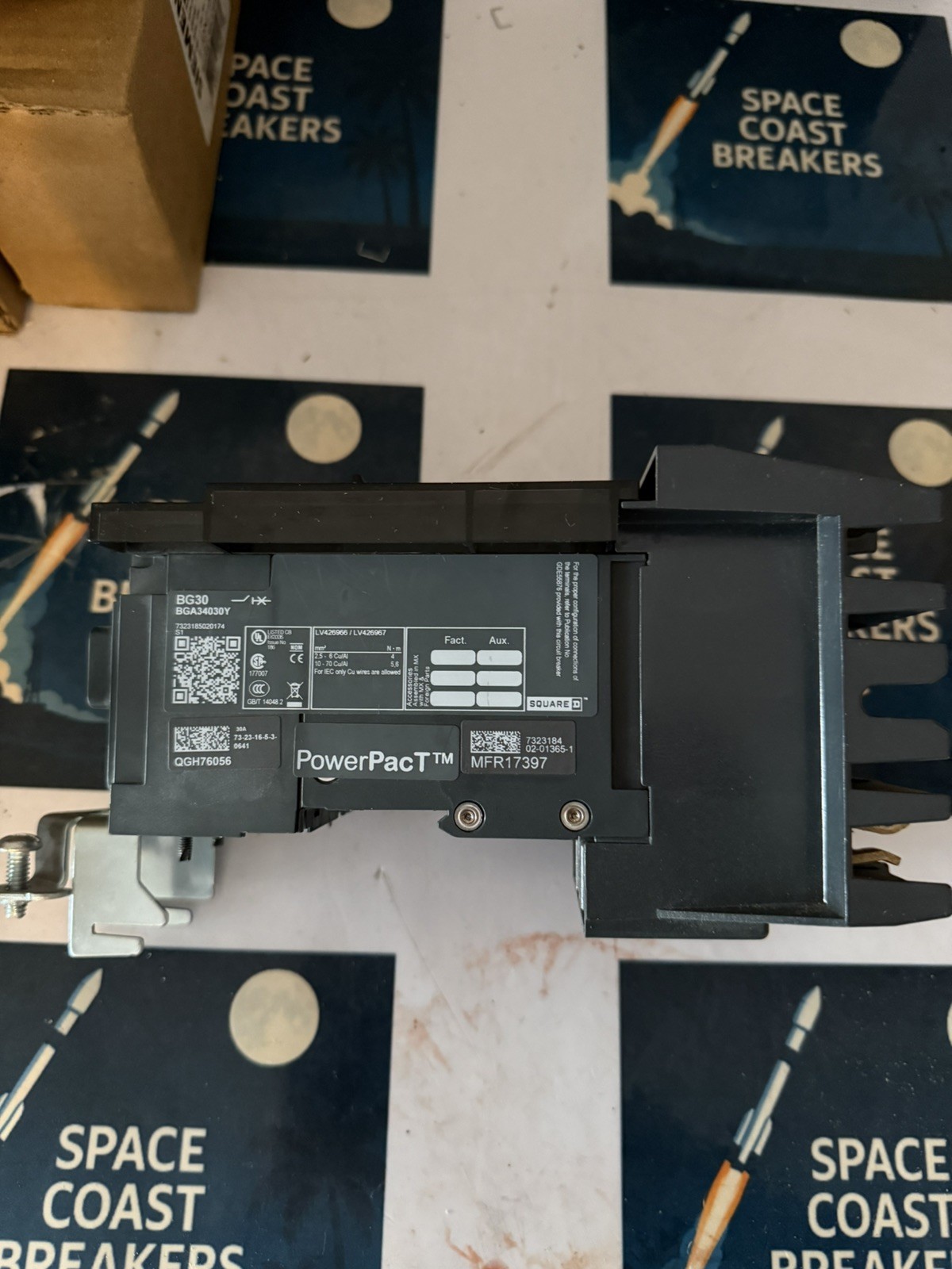 Square D Circuit Breaker 3-Pole 30A 480/277VAC I-LINE PowerPact – BGA34030Y