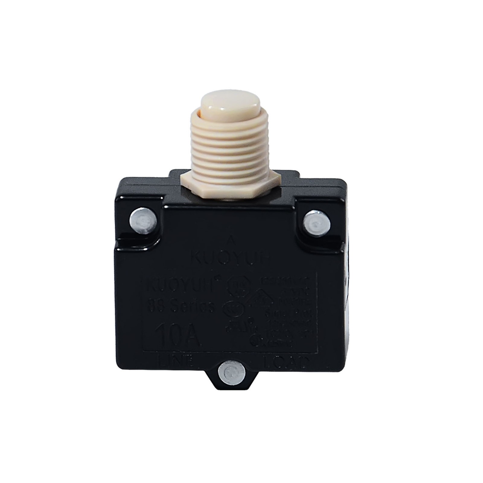 Universal 25 Amp Push Button Thermal Circuit Breaker 12-50V DC 125-250V Volt