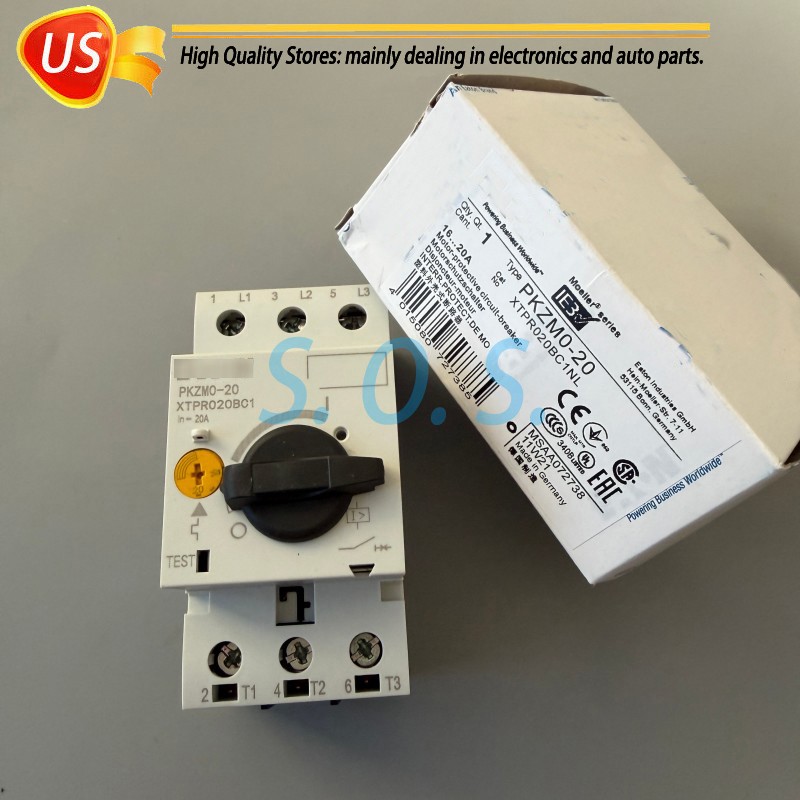 1PCS Brand New in Box For EATON Moeller CIRCUIT BREAKER PKZM0-20 PKZM020 PKZMO20