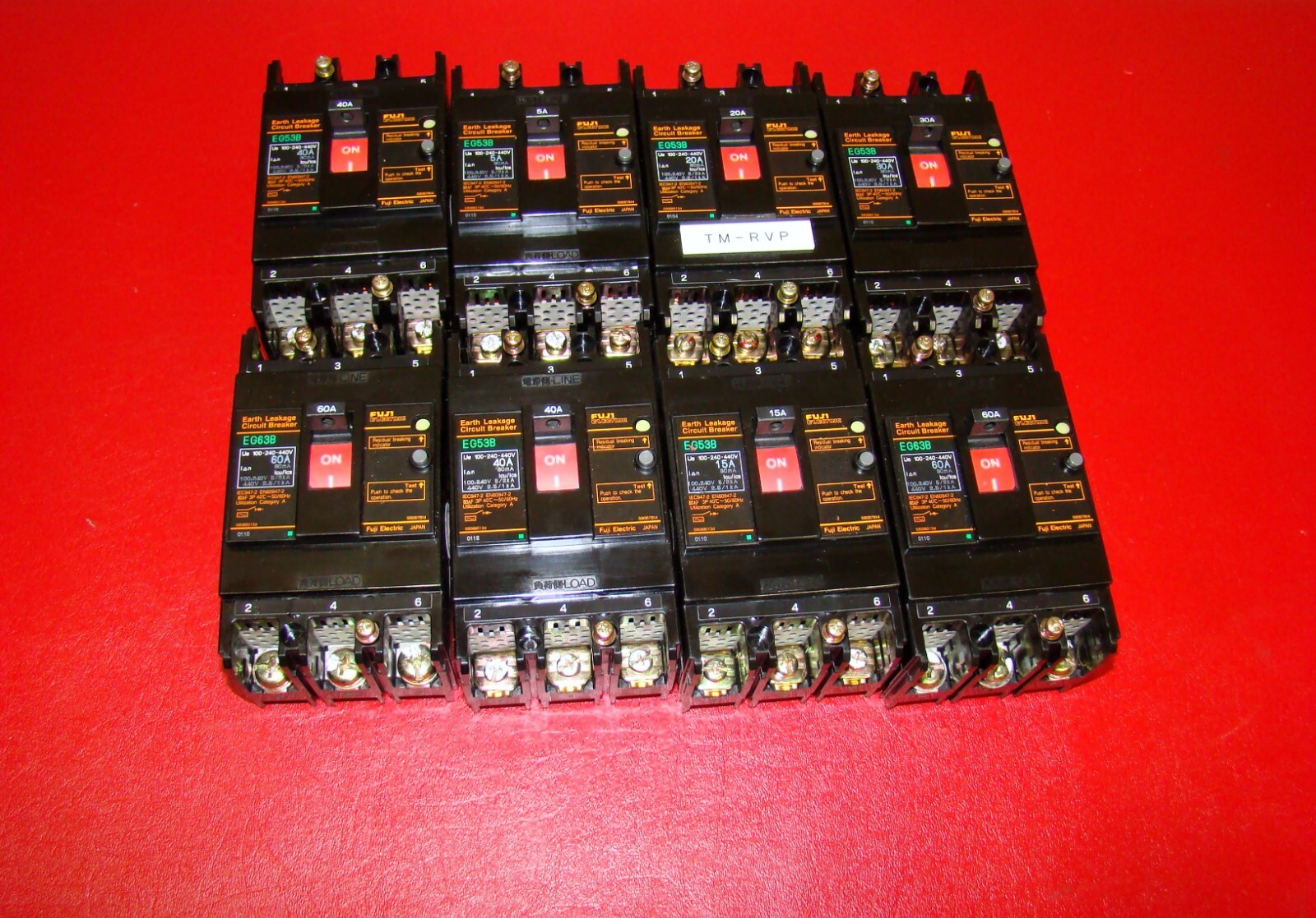 FUJI EG53B 3 Pole (5A) (10A) (15A) (20A) (30A) (40A) 50A Leakage Circuit breaker