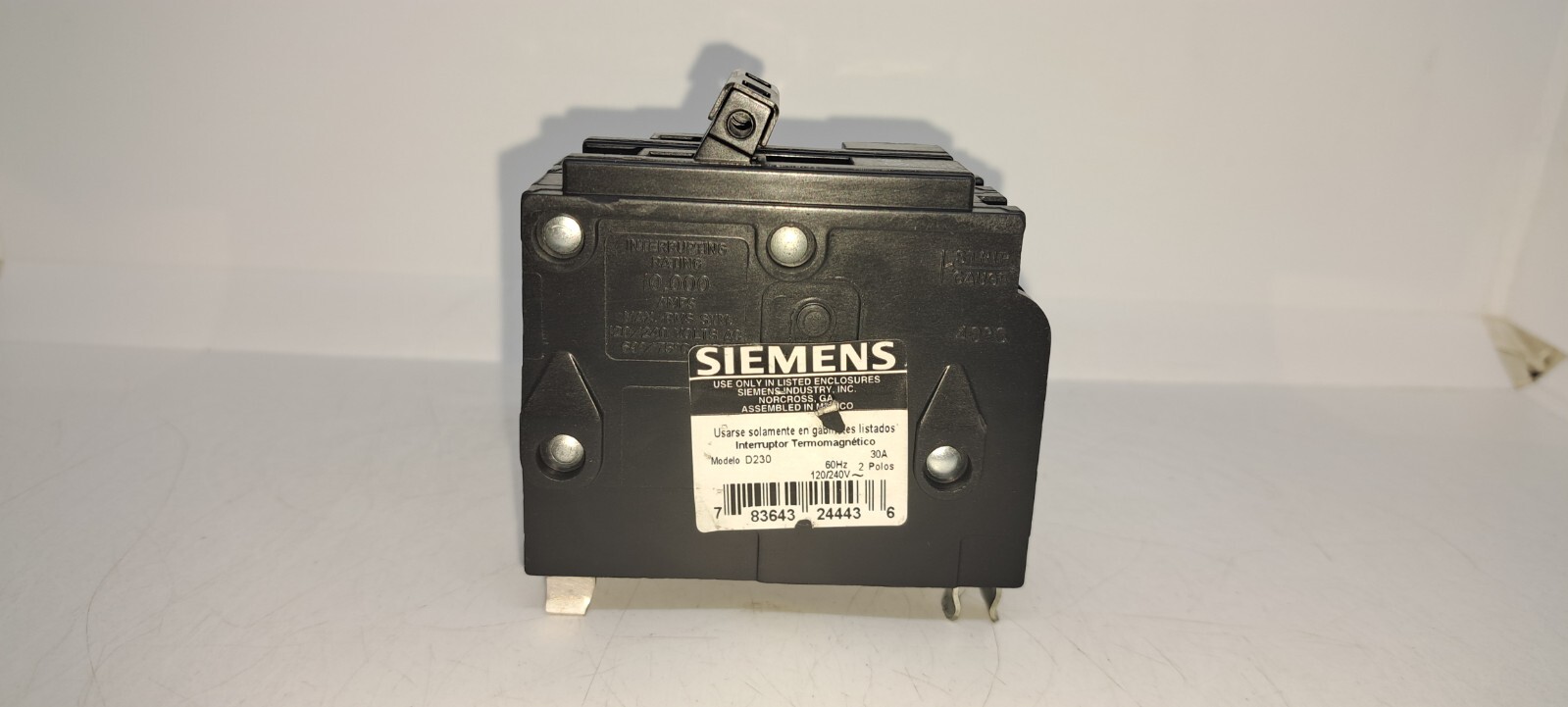Siemens D230 30 Amp 2 Pole Classified Circuit Breaker New