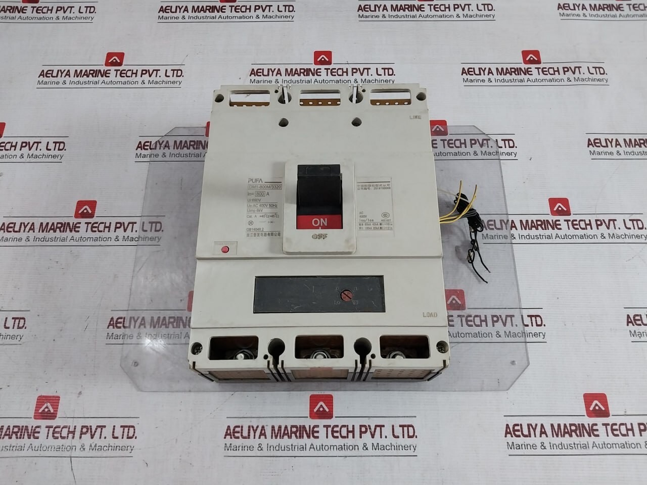 PUFA DM1-800M/3320 Air Circuit Breaker AC 400V 50Hz GB14048.2 A021027