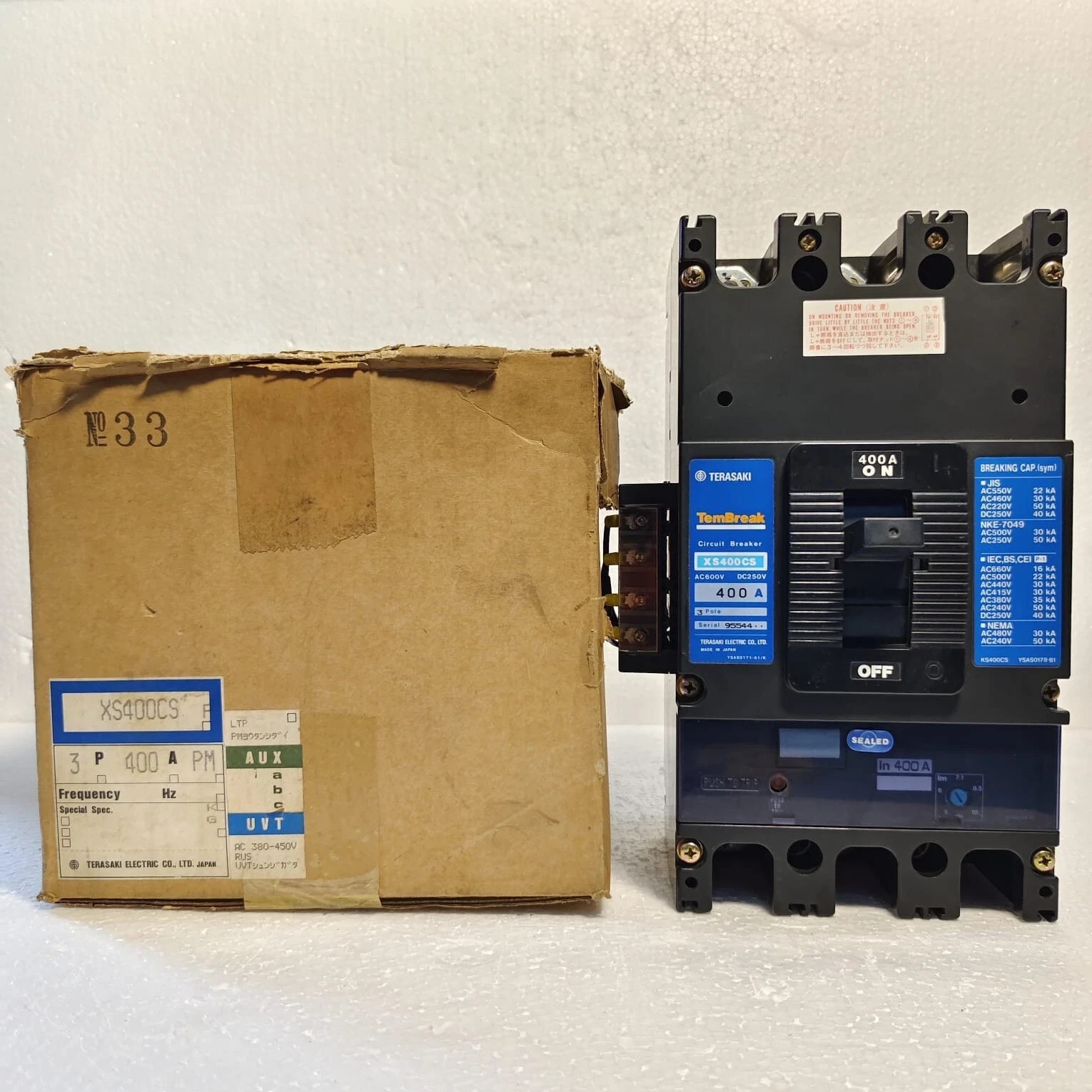 Terasaki XS400CS Circuit Breaker 400A