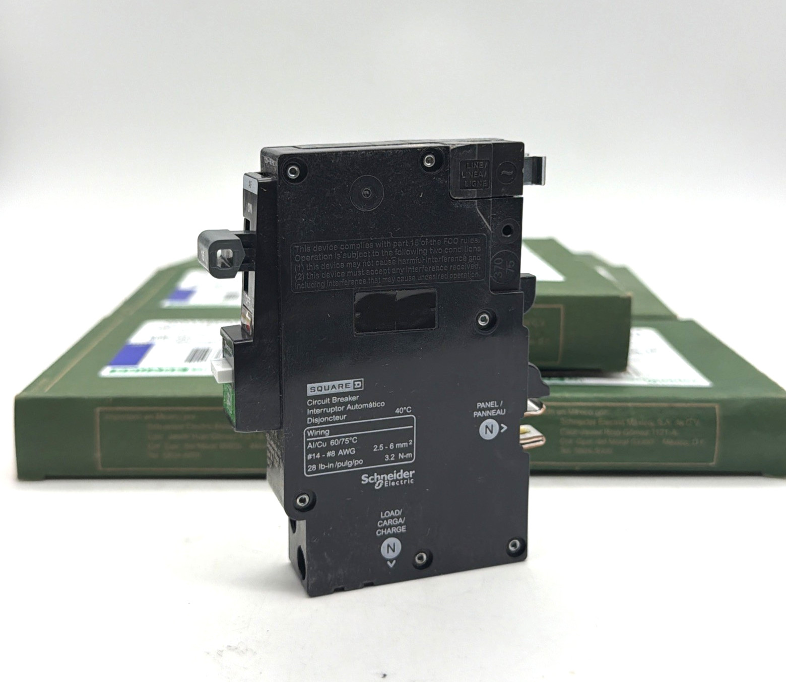 Square D QO115PAF 15A Arc Fault CAFCI Plug-On Neutral Breaker NEW Lot 7