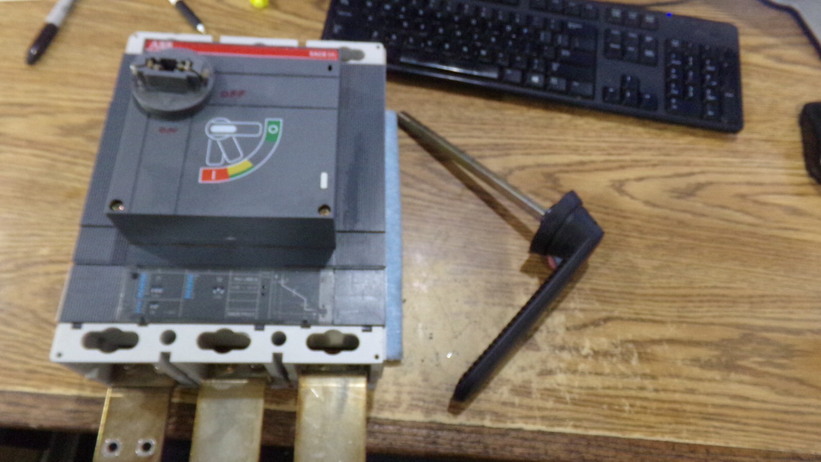 ABB Model: S6N Circuit Breaker with SACE 6S and Handle. 3 Pole, 600V.