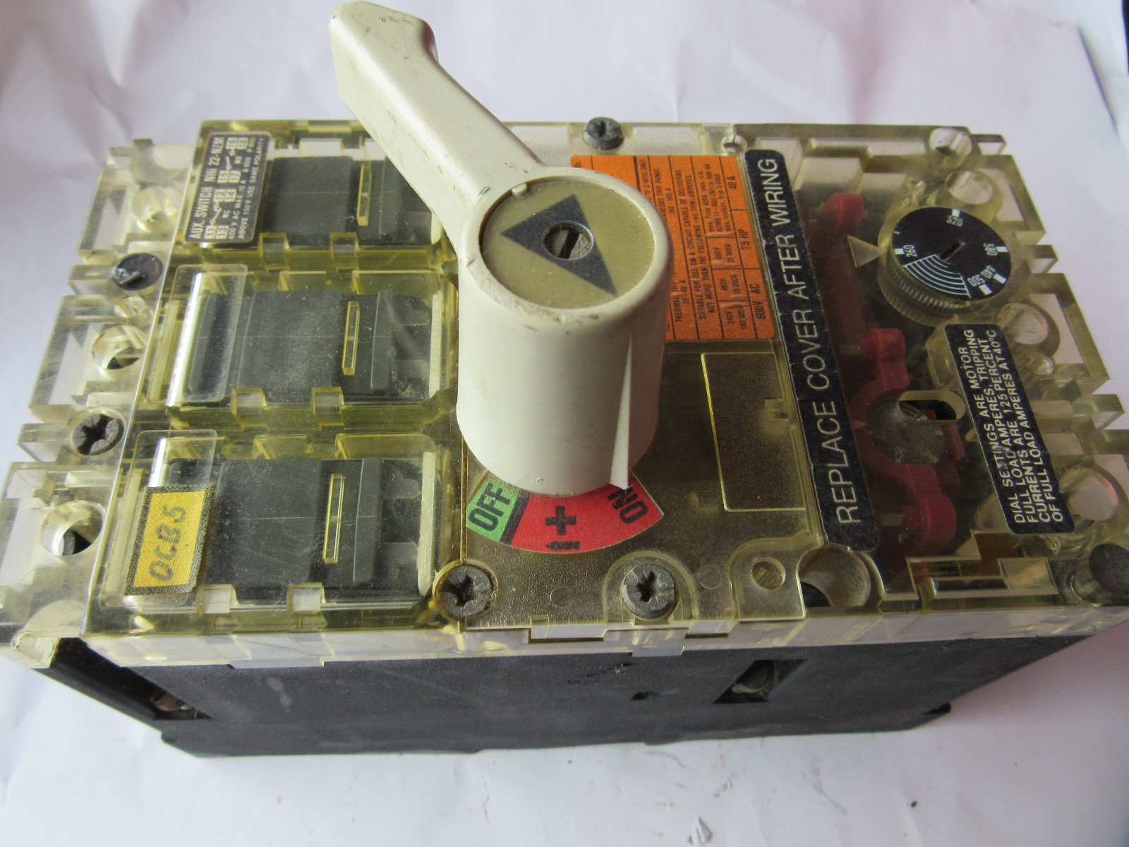 Klockner-Moeller NZMH4-40-CNA Circuit Breaker 3P 40A 75HP VGC!!!