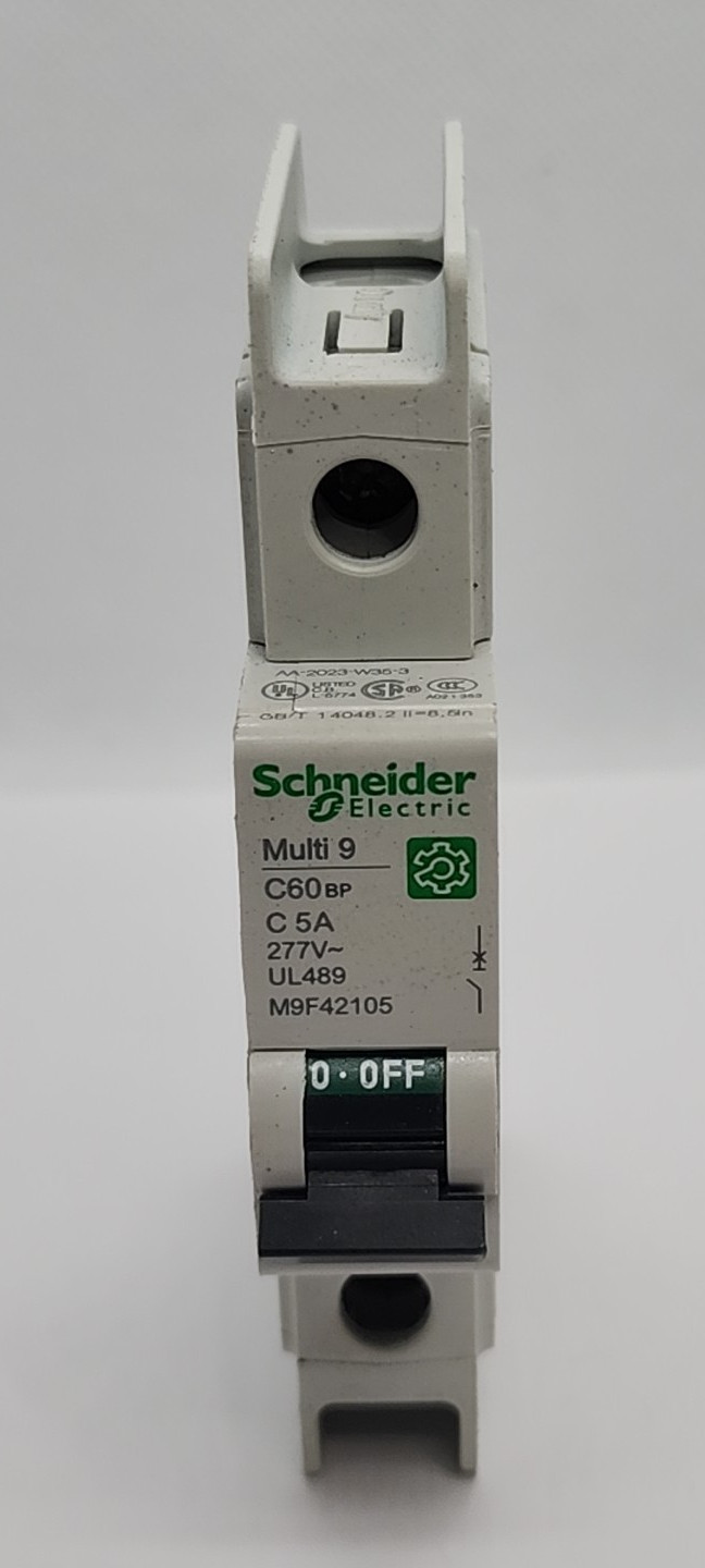 SCHNEIDER ELECTRIC M9F42105 1POLE 277V 5A CIRCUIT BREAKER [1WS3-6]