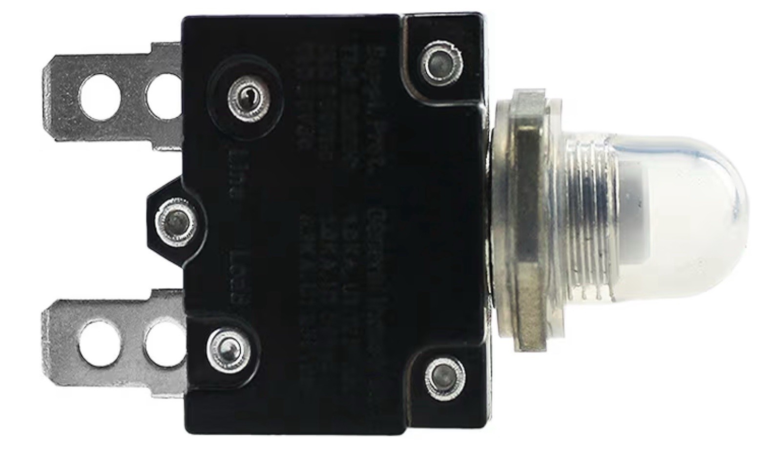 1 Pc 10A Push Button Manual Reset Thermal Circuit Breaker L1 Series 125-250V AC