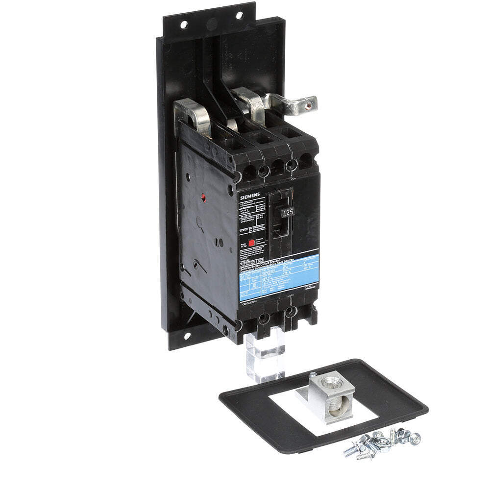 MBKED3125A – Siemens 125 Amp 3-Pole 240/480 Volt Main Breaker Mounting Kit 65 kA