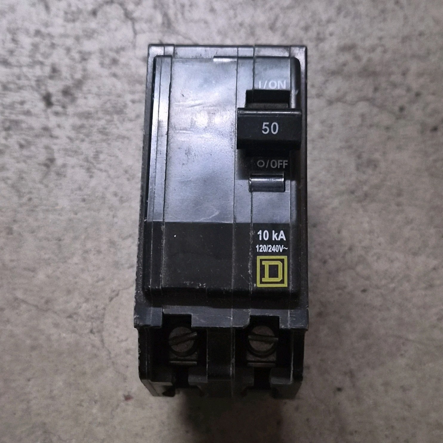 Square D QO250 50A Circuit Breaker 2-Pole Plug-In 120/240V