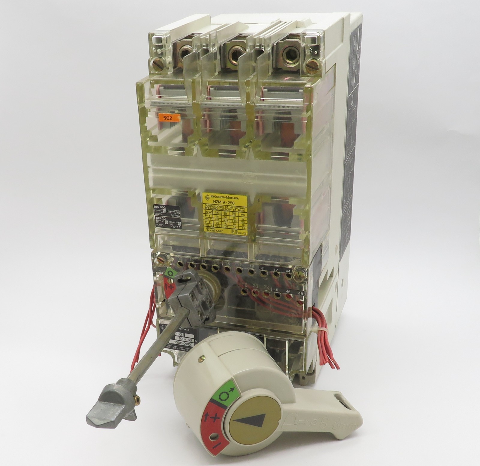 Moeller Circuit Breaker NZM9-250 Trigger ZM9-160 160A + Motor Drive MS9 380V