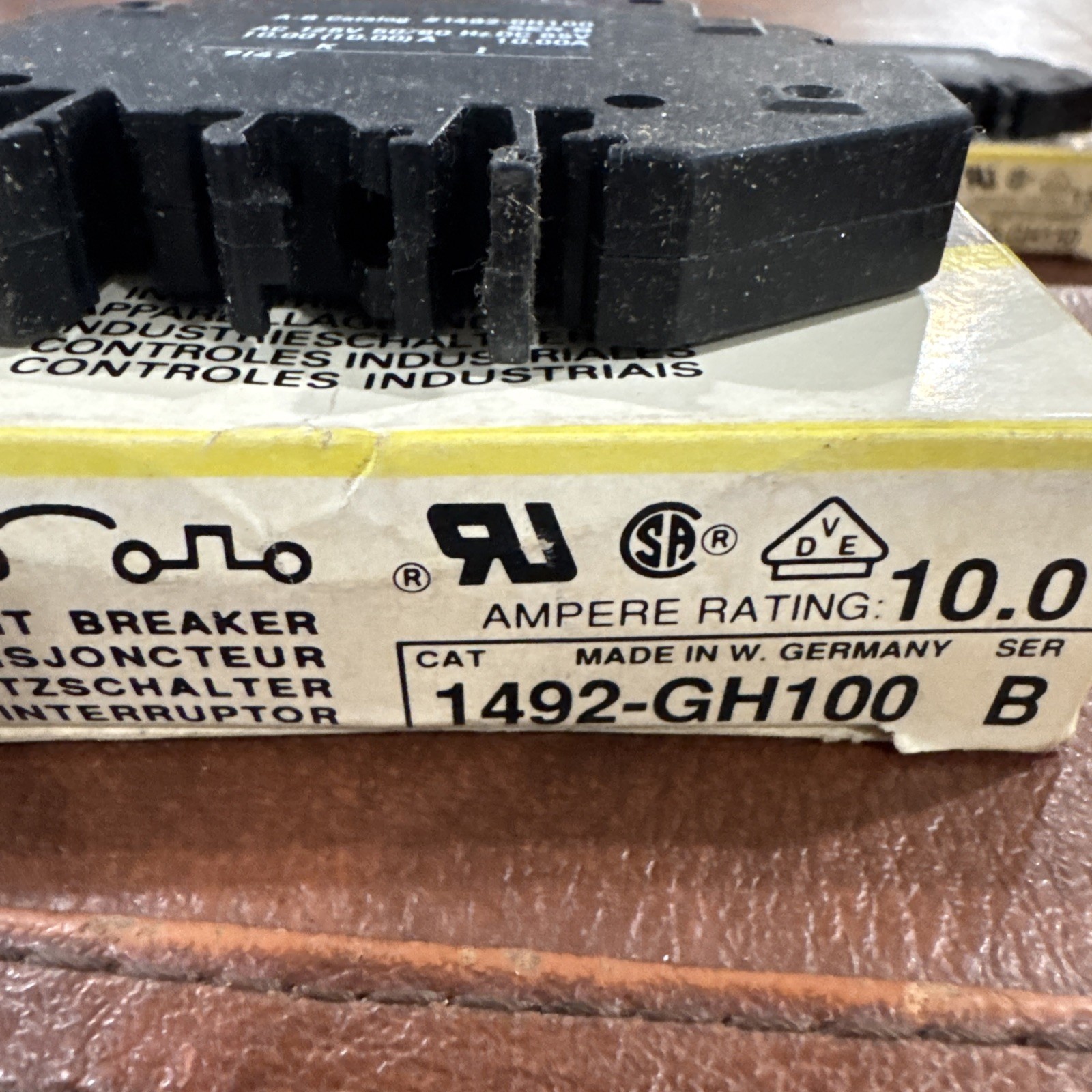 Lot of 3 Allen Bradley Single Pole Circuit Breaker 1492 GH015 GH100 GH150