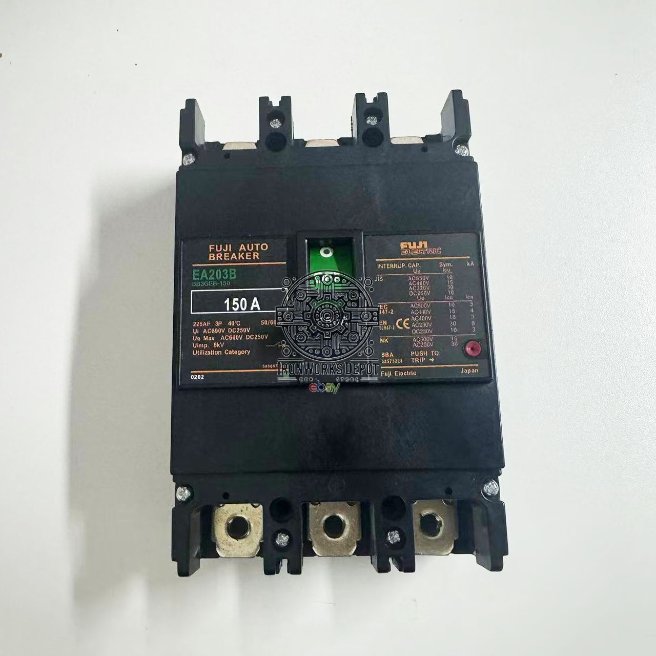 1PCS NEW Fuji Electric EA203B 3P 150A Industrial Automation Auto Circuit Breaker