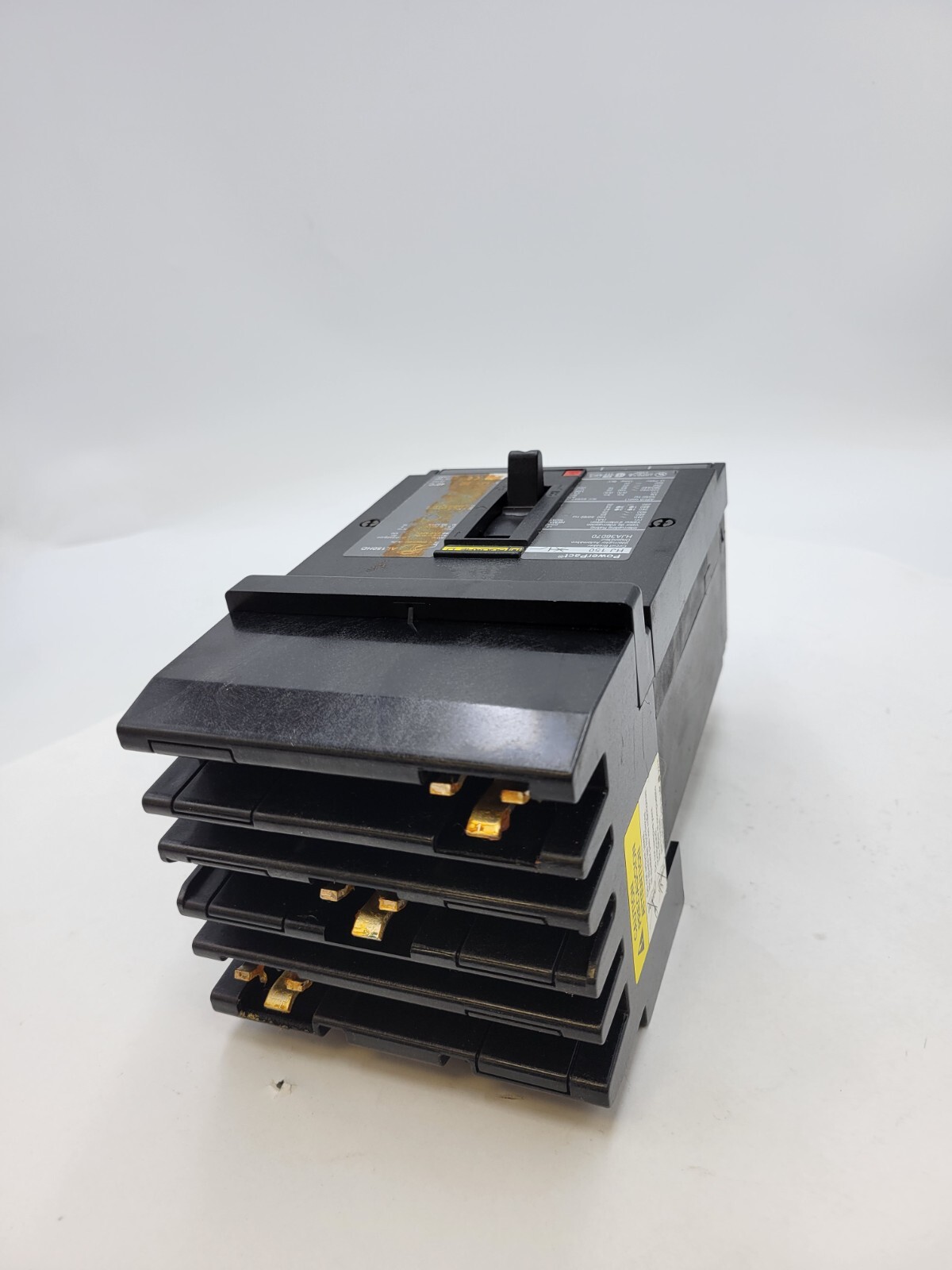 Square D HJA36070 PowerPacT I-Line Circuit Breaker 70A 600V 3P 3PH Type HJ150