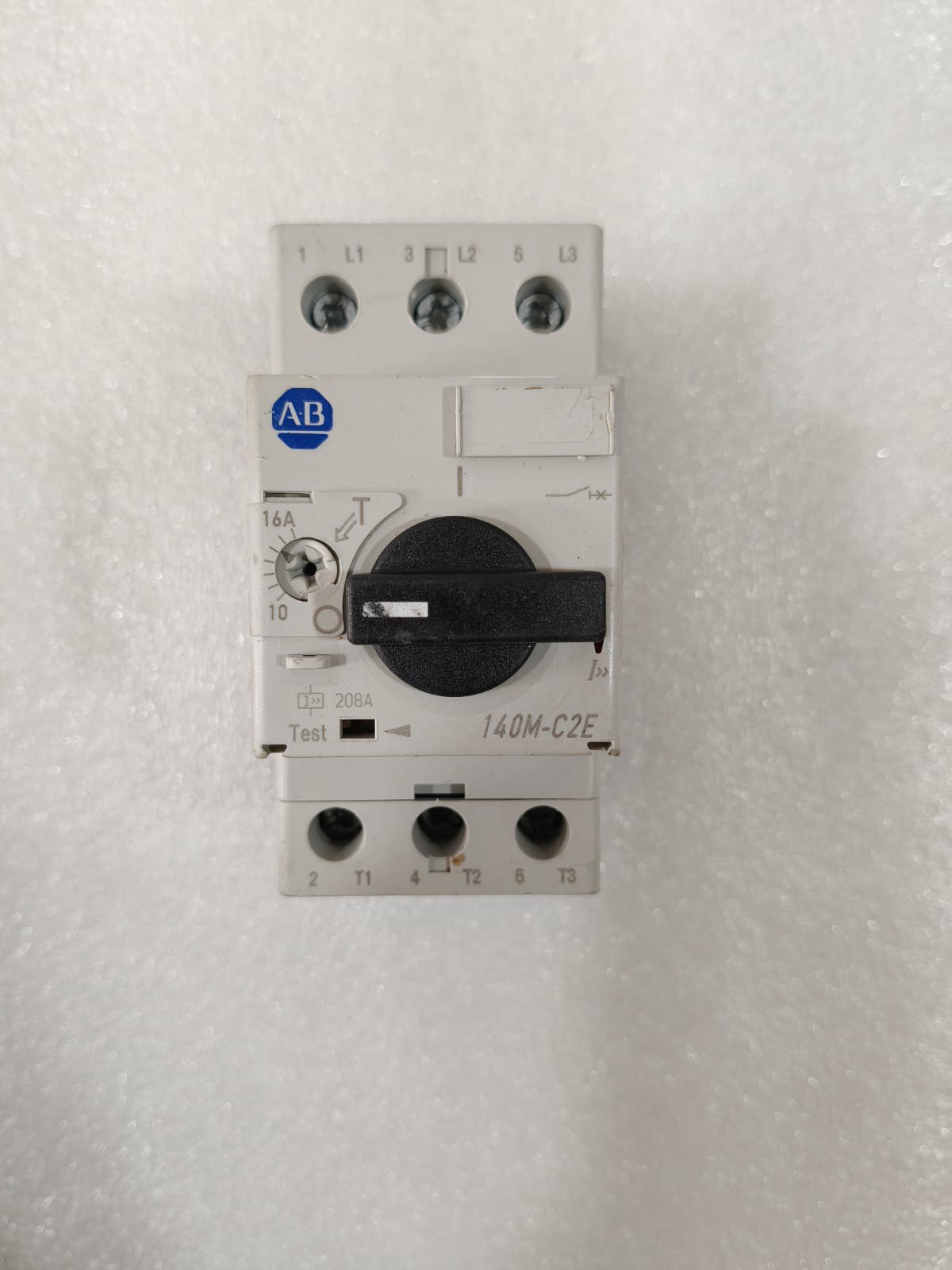 ALLEN BRADLEY 140M-C2E-C16 CIRCUIT BREAKER MOTOR PROTECTION 10-16A 3P TESTED OK