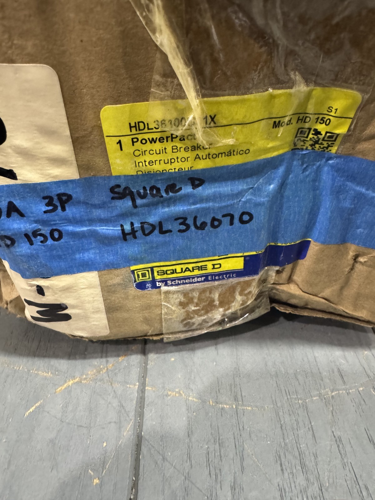 NEW SQD HDL36070 (3P-70A-600V-18k AIC) *SHIPS SAME DAY UPS*