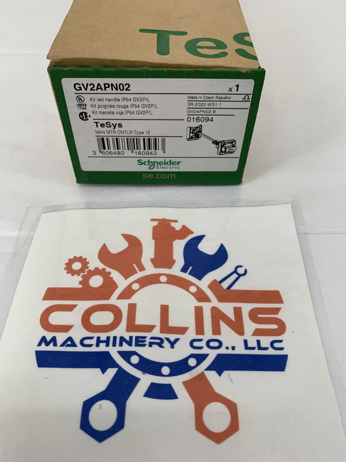 Schneider Electric GV2APN02 TeSys Extended Rotary Handle Kit For GV2L/GV2P