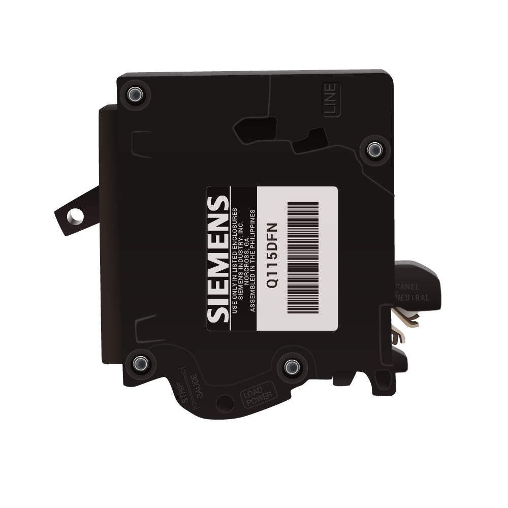 Q115DFN – Siemens Plug-In 120/240V 15A 1 pole circuit breaker 10kA@120V