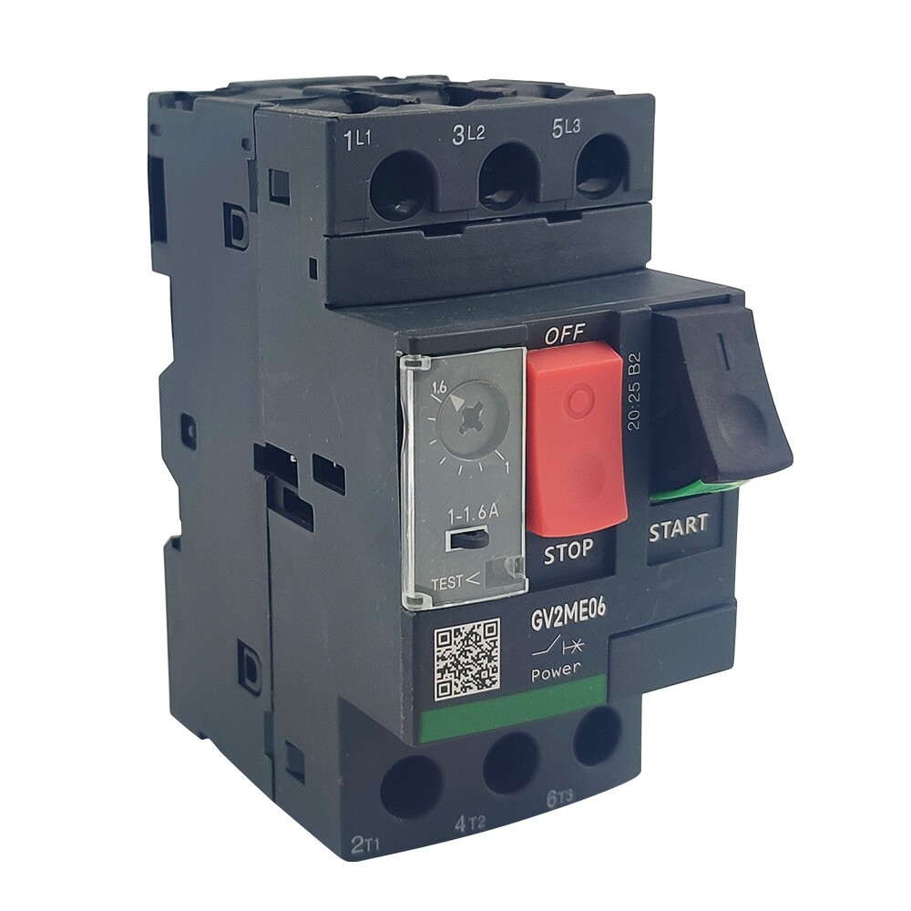 Deca Motor Circuit Breaker Manual Motor Starter Button GV2ME06 1-1.6A GV2ME