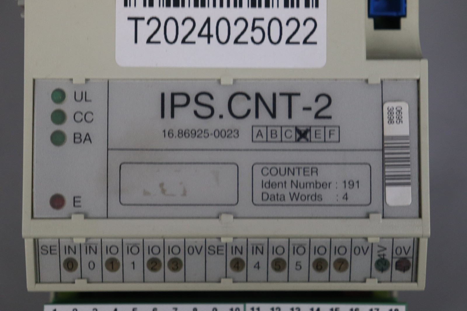 Man Roland Ips.Cnt-2 Counter 16.86925-0023 Version: D Used