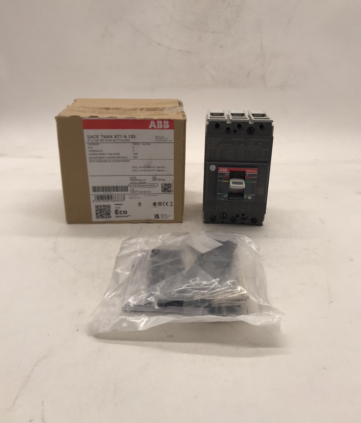HOUSTON STOCK NEW ABB XT1NU3050AAA000XXX XT1N 50 AMP 480V FREE 2 DAY AIR BUY NOW