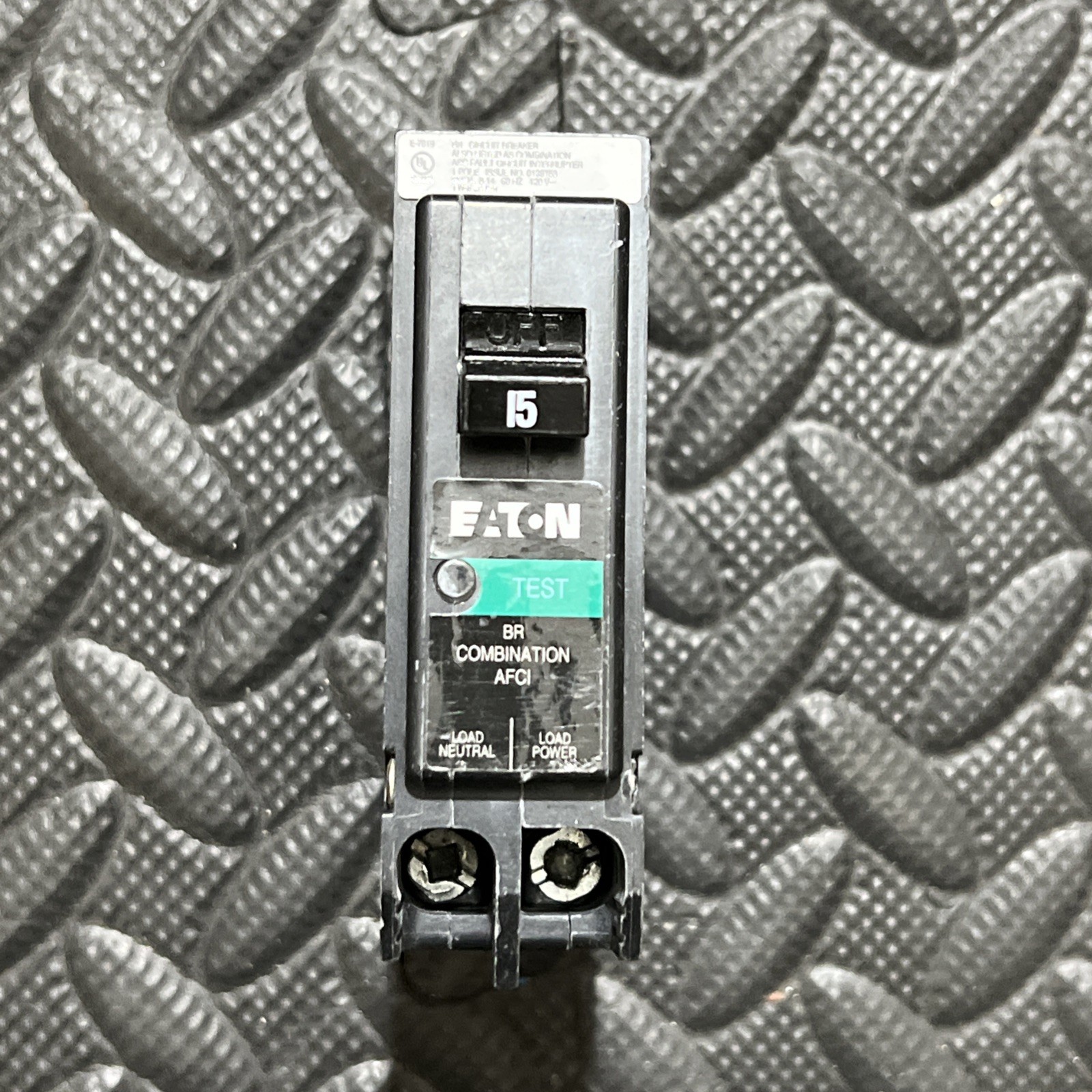 Eaton 15 Amp AFCI Circuit Breaker 120/240V BRP115AF