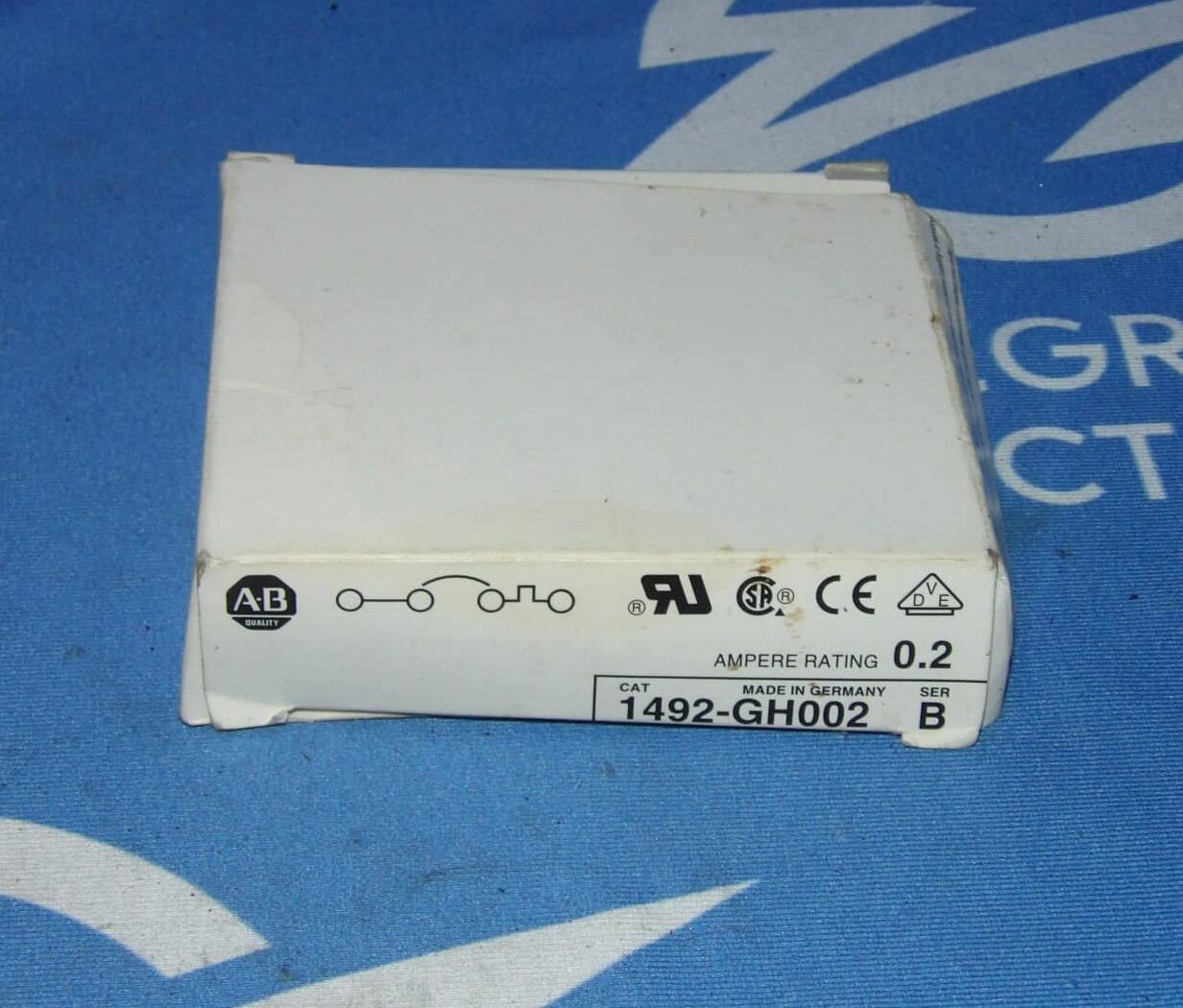 NIB Allen Bradley 1492-GH002 Series B 2A 2 Amp Circuit Breaker + 1 Year Warranty
