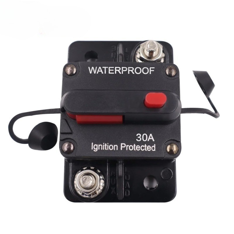 30A-300A Amp Circuit Breaker Audio Fuse 12V-48V DC Car Boat Manual Reset Switch