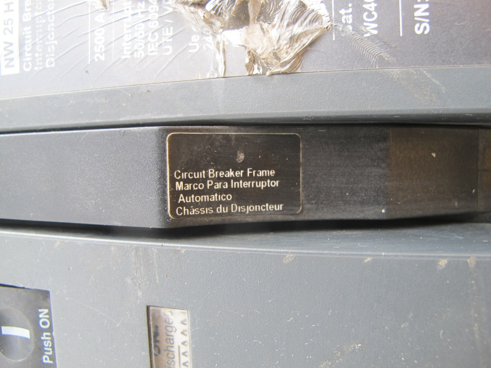 Square D NW25H1 WC4GGR44R9SXFXXXXX 2500 Amp Schneider Electric 2500A NW 25 H1 MP