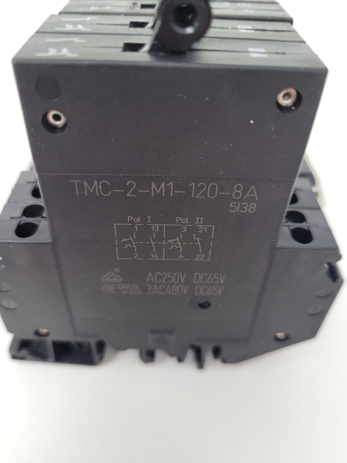 (Lot of 5) TMC-2-M1-120-8A Phoenix Contact 8A Circuit Breaker – Next Day Option