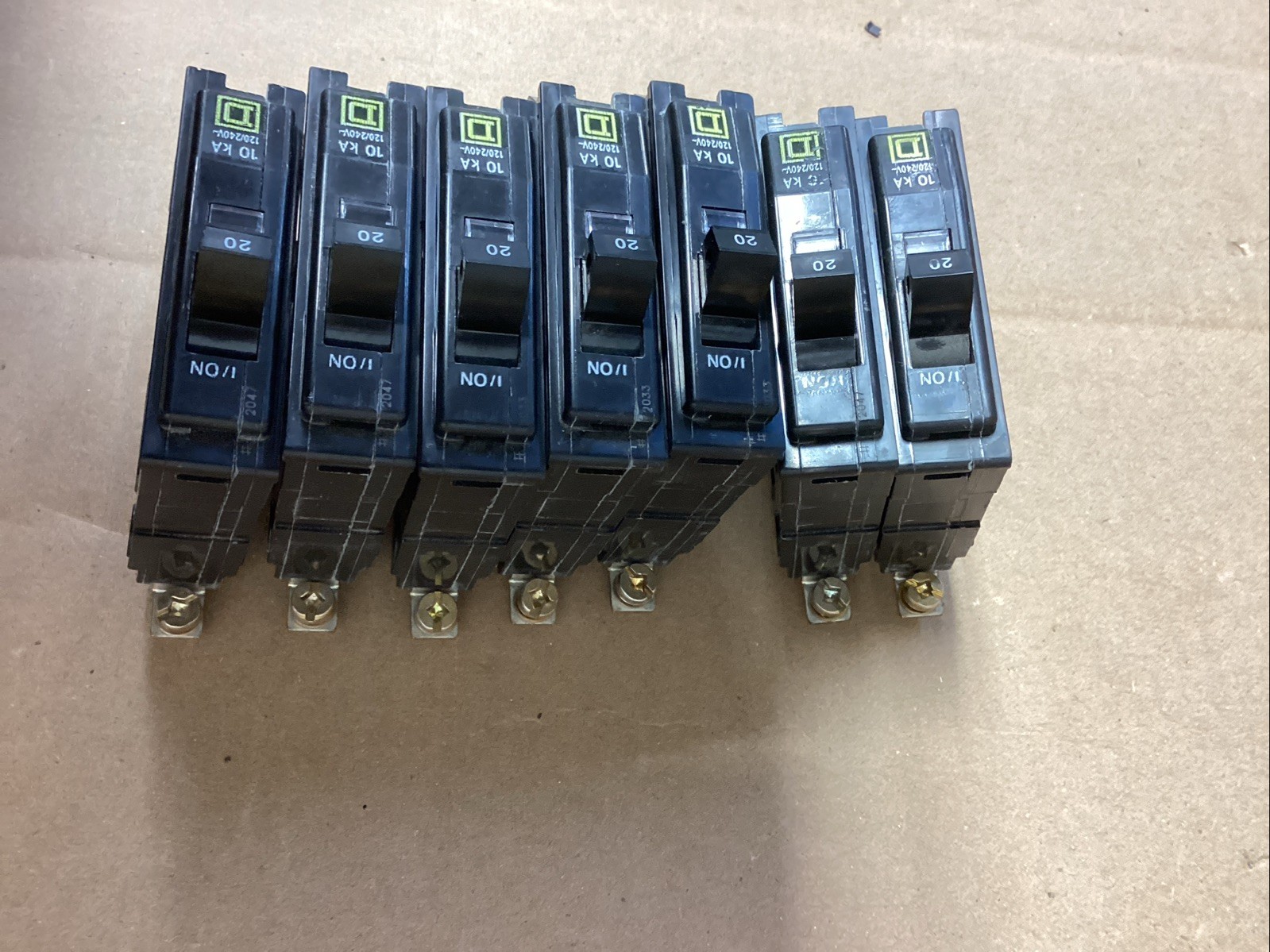Square D QOB120 Lot Of 7