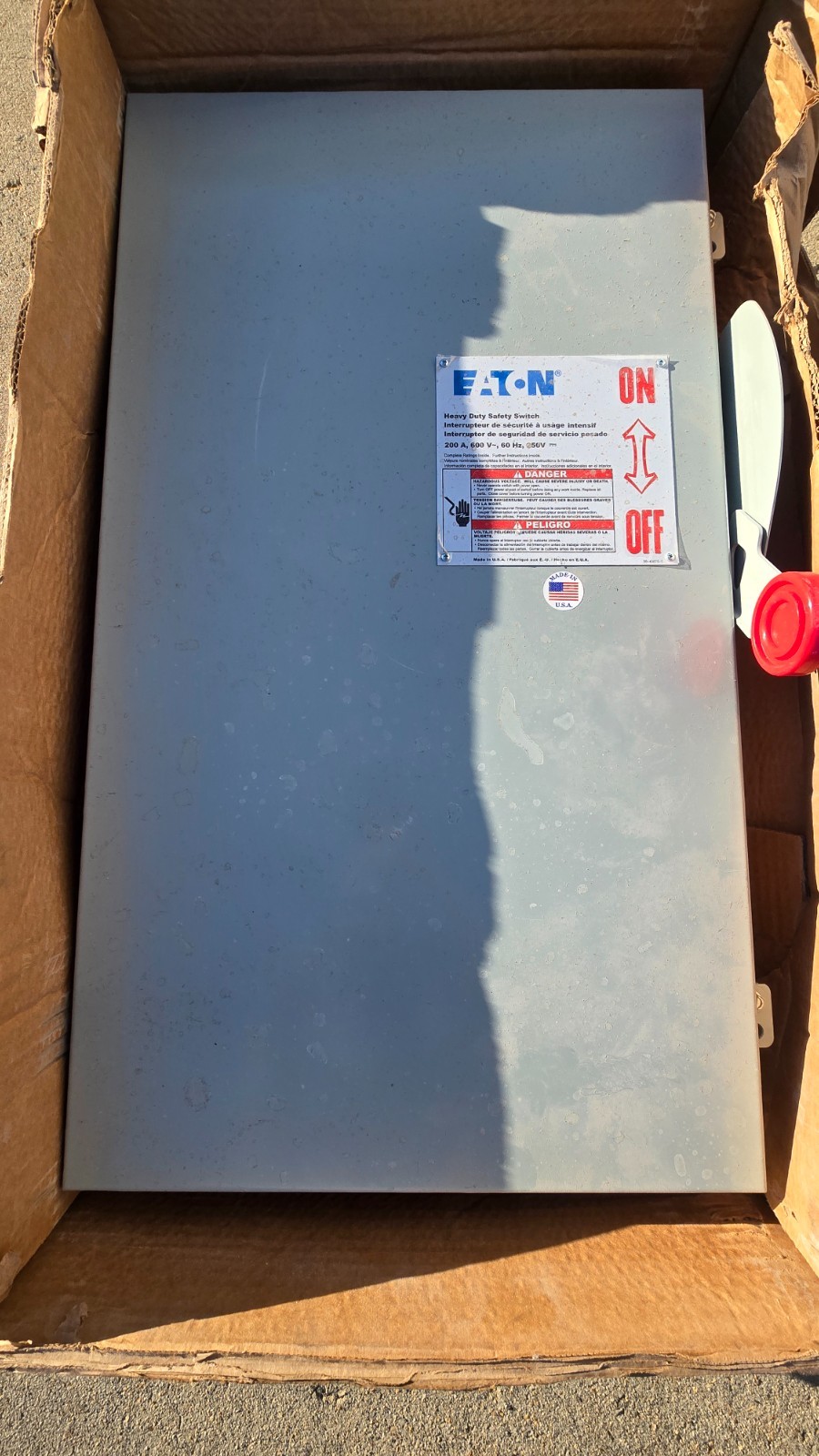 Eaton DH364URK Heavy Duty Safety Switch – Gray